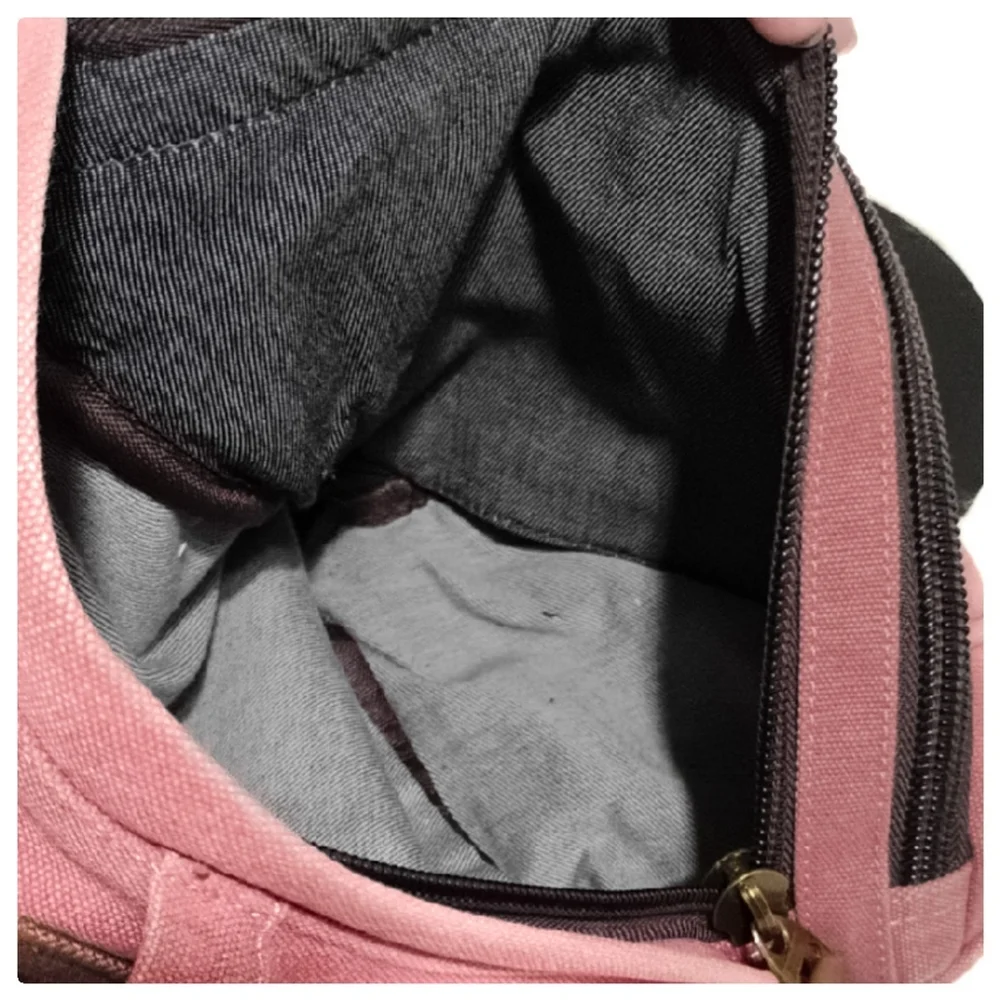 New KL928 Multipocket Denim Canvas Carryall Excursion Crossbody & Backpack